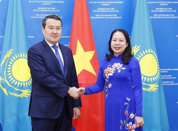 La vice-presidente Vo Thi Anh Xuan termine son voyage au Kazakhstan hinh anh 1