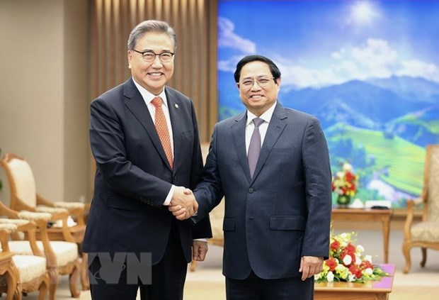Le PM recoit le ministre sud-coreen des Affaires etrangeres hinh anh 1