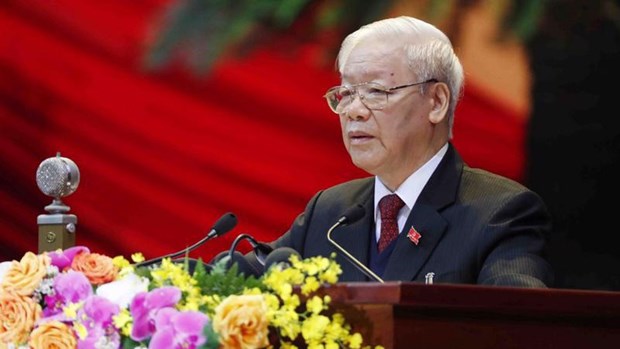 Le secretaire general Nguyen Phu Trong felicite le secretaire general du Parti communiste chinois pour sa reelection hinh anh 1