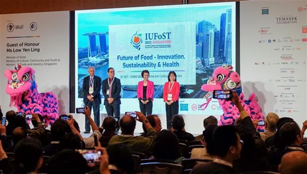 Le Vietnam au 21e Congres mondial des sciences et des technologies alimentaires a Singapour hinh anh 1