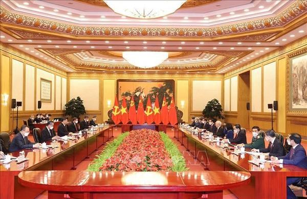 La visite du leader du PCV en Chine contribue a approfondir l'amitie bilaterale hinh anh 1