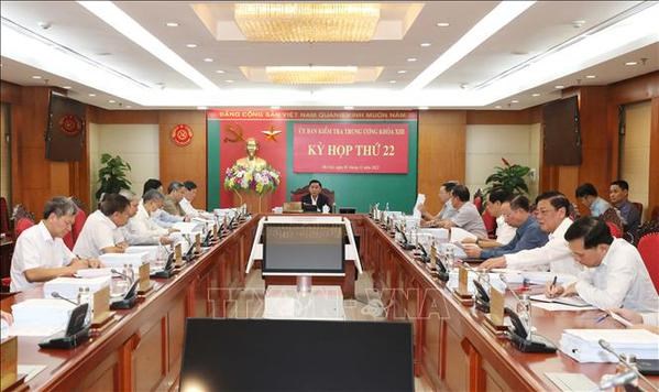 La 22e reunion de la Commission de controle du Comite central du Parti hinh anh 1