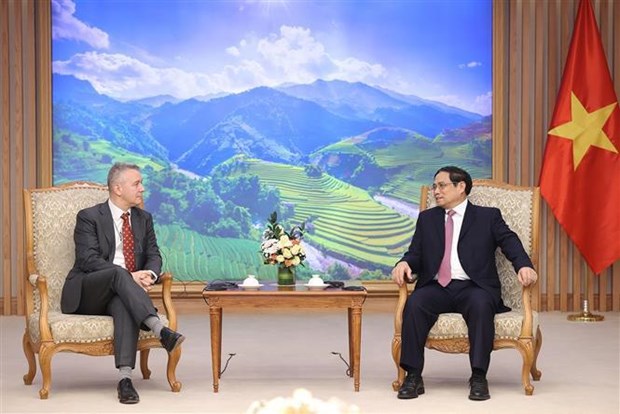 Le PM Pham Minh Chinh recoit l’ambassadeur de Belgique au Vietnam Karl Van Den Bossche hinh anh 2