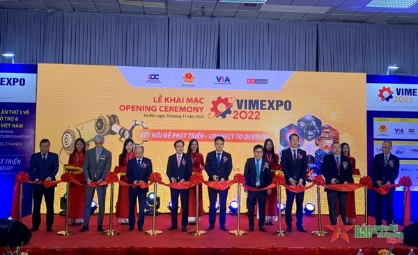 La 3e exposition internationale sur l'industrie auxiliaire et de fabrication (VIMEXPO 2022) hinh anh 1