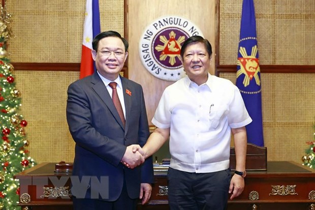 Le president de l’AN du Vietnam et le president philippin plaident pour des liens accrus hinh anh 1