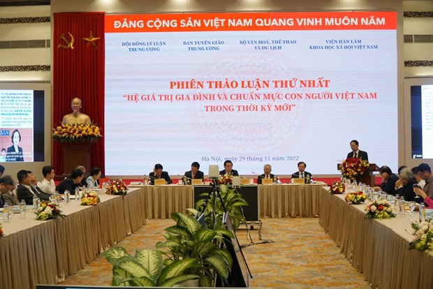 Ouverture d’une conference nationale sur les systemes de valeurs vietnamiennes hinh anh 1
