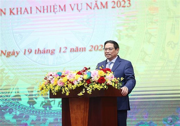 Le Premier ministre apprecie les efforts du secteur des finances en 2022 hinh anh 1