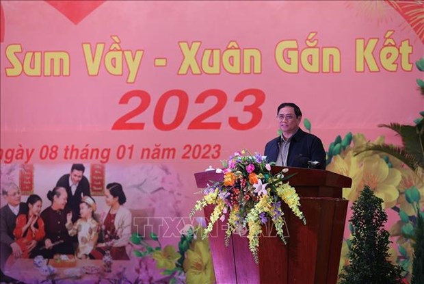 Le Premier ministre formule ses vœux du Tet aux travailleurs de Phu Yen hinh anh 1