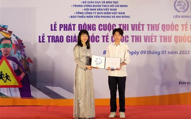 Hanoi: lancement du 52e concours de composition epistolaire de l’UPU hinh anh 1