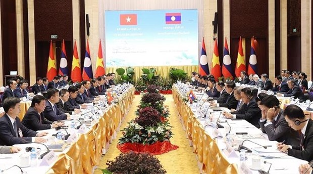 La 45e reunion du Comite intergouvernemental Vietnam-Laos hinh anh 1