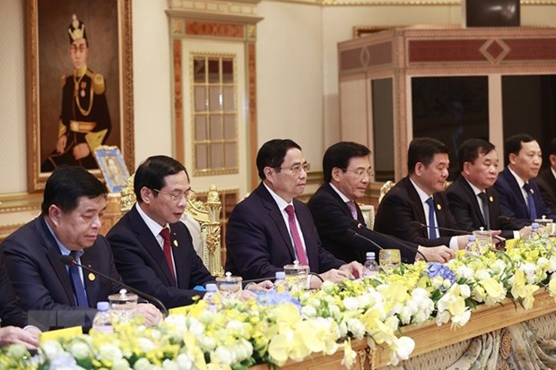 Le Premier ministre vietnamien s’entretient avec le sultan du Brunei hinh anh 2
