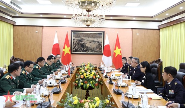 Les forces terrestres d’autodefense du Vietnam et du Japon renforcent leurs relations hinh anh 1