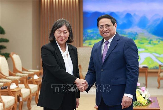 Le PM souhaite renforcer les liens commerciaux avec les Etats-Unis hinh anh 1