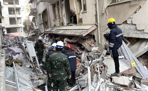 Seisme en Turquie: des militaires vietnamiens identifient trois emplacements avec des victimes hinh anh 2