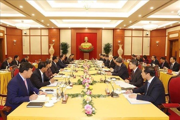 Vietnam-Cambodge : renforcement des relations de cooperation entre les deux Partis hinh anh 2