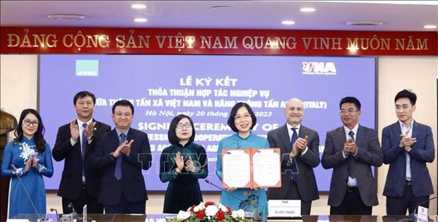 Le partenariat entre la VNA et l’ANSA contribue aux liens Vietnam-Italie hinh anh 1
