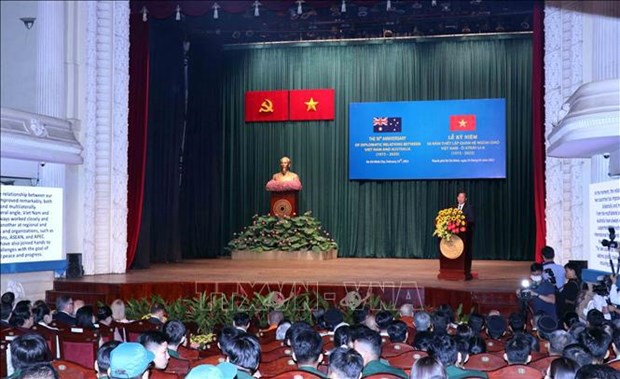 Ho Chi Minh-Ville fete les 50 ans de l'etablissement des relations diplomatiques Vietnam-Australie hinh anh 1