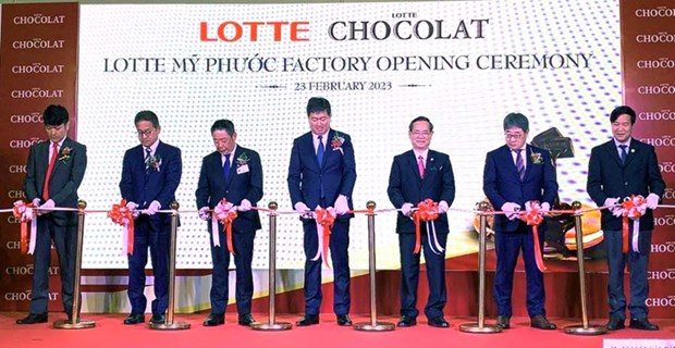 Inauguration de la 2e usine Lotte a Binh Duong hinh anh 1