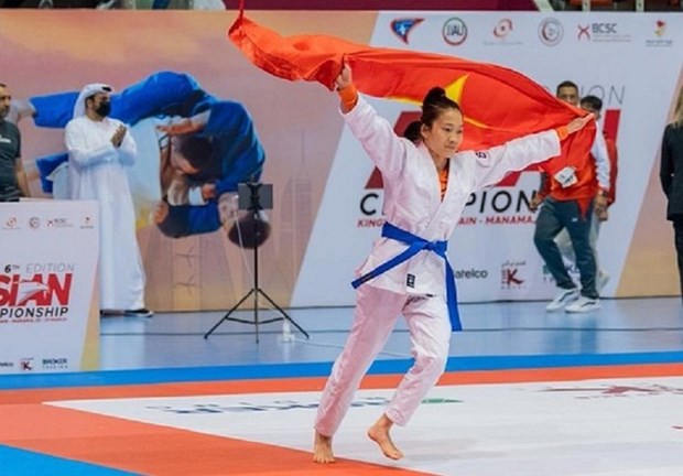 Le Vietnam remporte deux medailles d’or au Championnat d’Asie de jiu-jitsu 2023 hinh anh 1