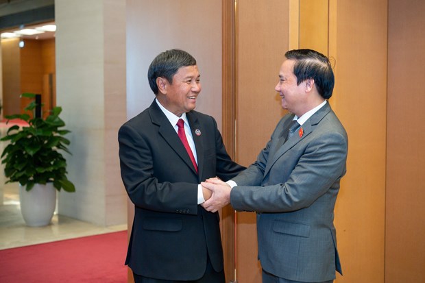 Les Assemblees nationales du Vietnam et du Laos consolident leurs liens hinh anh 2