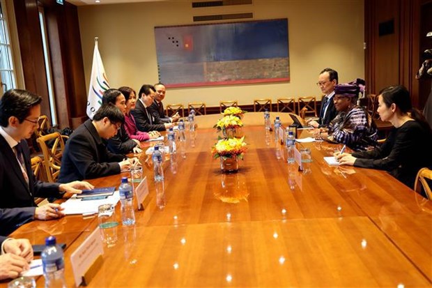 Le vice-PM Tran Luu Quang rencontre des representants de pays et organisations internationales hinh anh 4