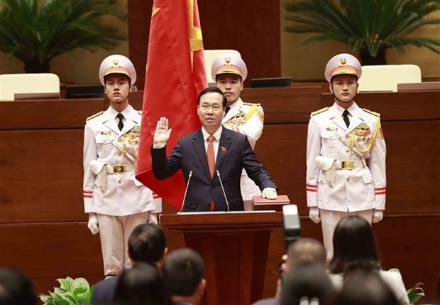 Le president vietnamien Vo Van Thuong prete serment hinh anh 2