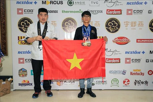 Un cuisinier vietnamien remporte quatre medailles au concours de Malaisie hinh anh 1