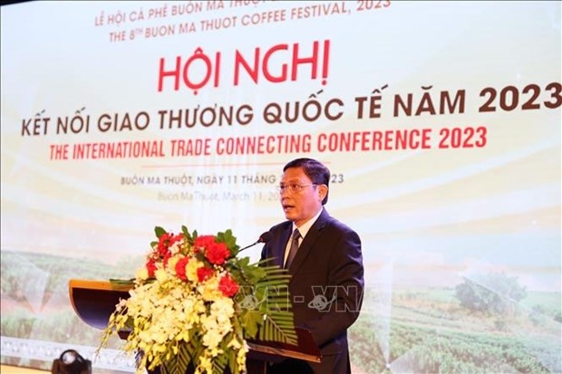 Une conference promeut le commerce du cafe a Dak Lak hinh anh 1