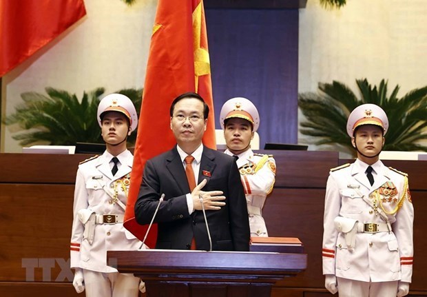 Des felicitations continuent d’etre adressees au president vietnamien Vo Van Thuong hinh anh 1