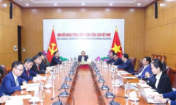 Le PCV assiste a la Reunion de haut niveau du dialogue entre le PCC et les partis politiques hinh anh 1