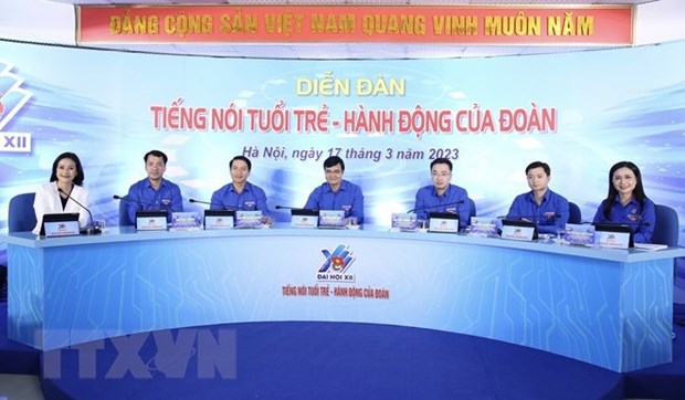 Forum « Voix des jeunes - Actions de l'Union de la Jeunesse communiste Ho Chi Minh » hinh anh 1