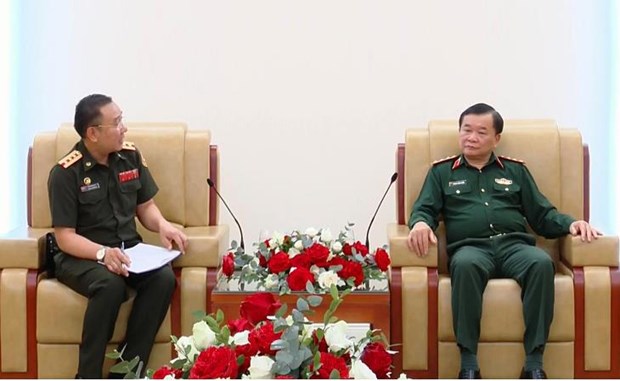 Defense: Promotion de la cooperation entre le Vietnam et le Laos, le Cambodge hinh anh 1