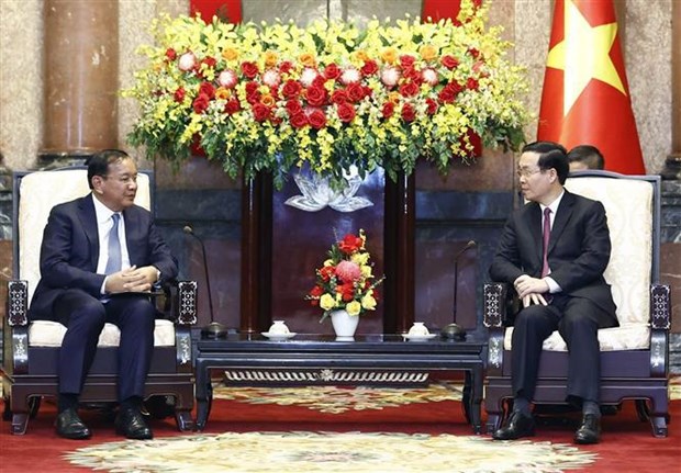 Le president vietnamien affirme faire grand cas des relations avec le Cambodge hinh anh 1