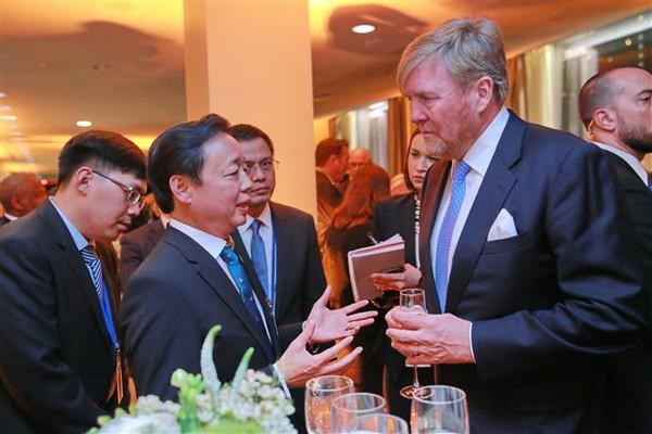 Le vice-PM Tran Hong Ha tient des rencontres bilaterales a New York hinh anh 1
