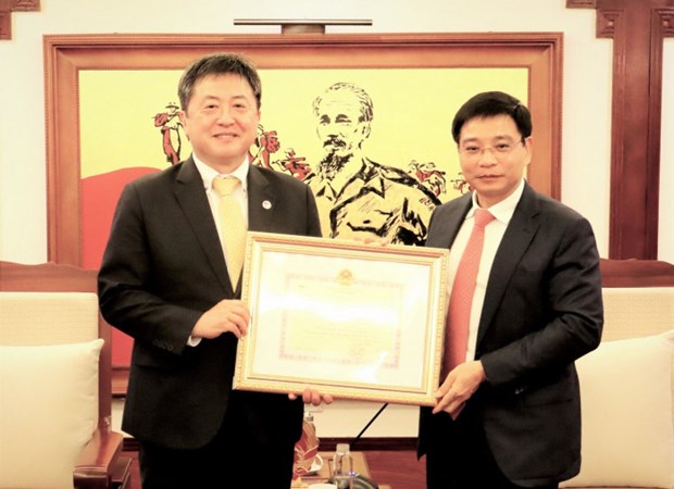 Le representant en chef de la JICA au Vietnam a l'honneur hinh anh 1