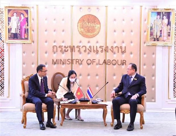 Le Vietnam et la Thailande dynamisent leur cooperation dans le secteur du travail hinh anh 1