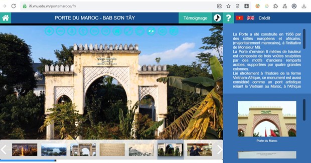 A Hanoi, visite virtuelle de la Porte du Maroc hinh anh 2