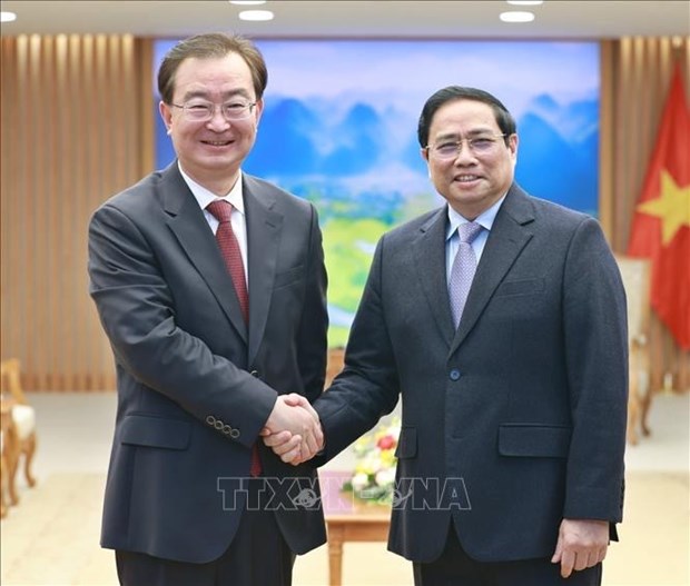 Le Premier ministre recoit le secretaire du Comite provincial du PCC du Yunnan (Chine) hinh anh 1