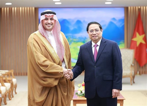 Le Premier ministre Pham Minh Chinh recoit l’ambassadeur d'Arabie saoudite au Vietnam hinh anh 2