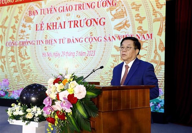 Le portail electronique du Parti communiste du Vietnam voit le jour hinh anh 2