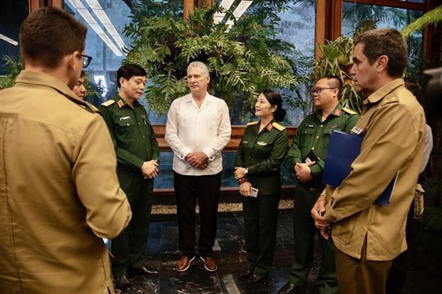 Le president cubain Miguel Diaz-Canel affirme priser les liens avec le Vietnam hinh anh 1
