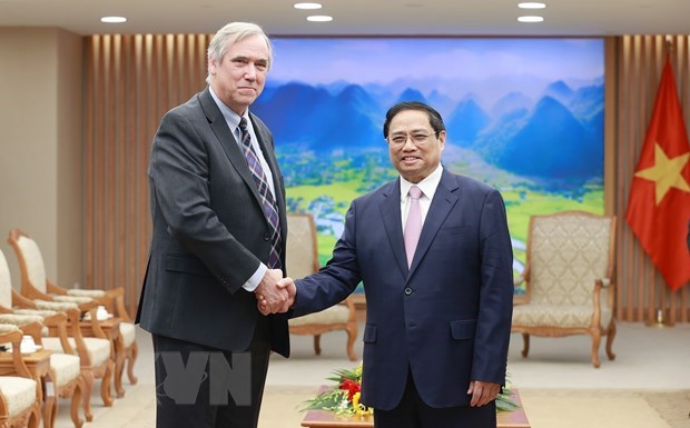 Le Premier ministre Pham Minh Chinh salue le partenariat integral Vietnam - Etats-Unis hinh anh 1
