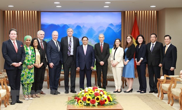Le Premier ministre Pham Minh Chinh salue le partenariat integral Vietnam - Etats-Unis hinh anh 2