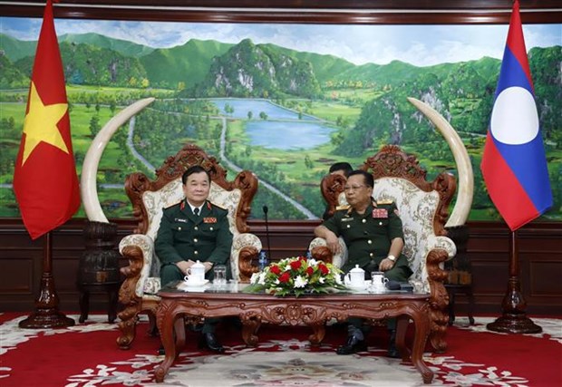 Vietnam-Laos : les ministeres de la Defense renforcent leur cooperation hinh anh 2