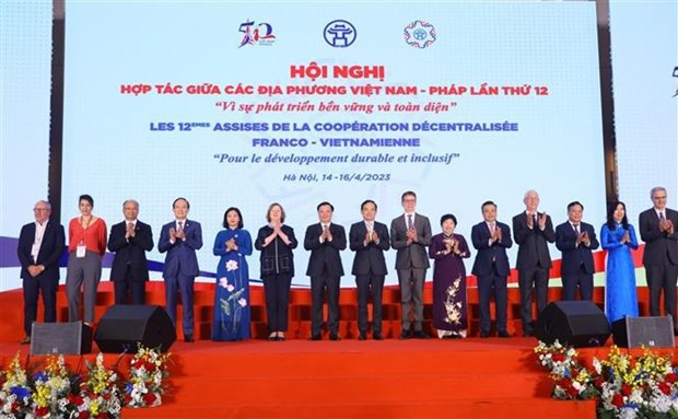 Ouverture des 12es Assises de la cooperation decentralisee franco-vietnamienne a Hanoi hinh anh 1