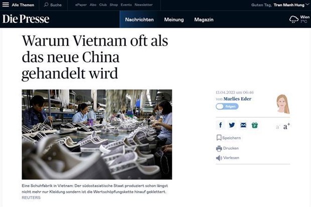 Le Vietnam de plus en plus attractif pour les investisseurs, selon un journal autrichien hinh anh 2
