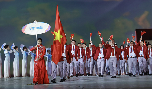 SEA Games 32: La delegation vietnamienne comprend un nombre de membres record hinh anh 1