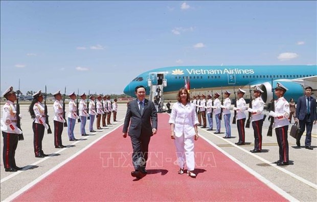 Le president de l’AN Vuong Dinh Hue entame sa visite officielle a Cuba hinh anh 3