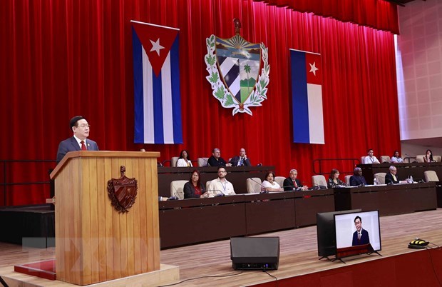 La visite de Vuong Dinh Hue a marque un nouveau jalon dans les relations Vietnam – Cuba hinh anh 1