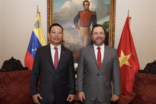 Le ministre venezuelien des AE apprecie le partenariat integral avec le Vietnam hinh anh 1